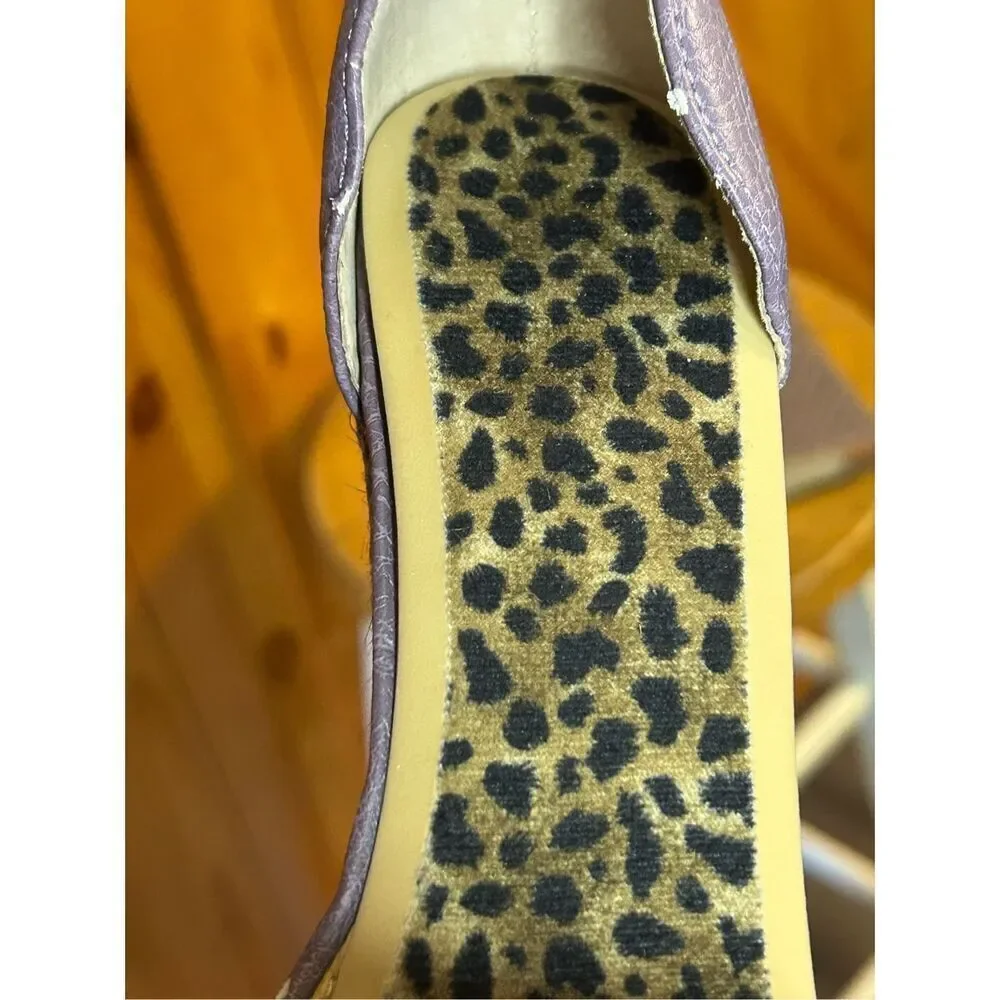 Colin Stuart Espadrilles Wedge Sandals Purple Women Size 5B